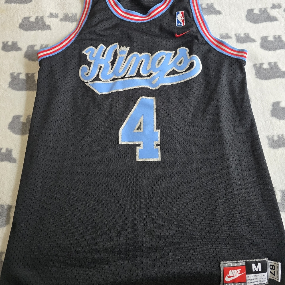 Chris Webber Nike Black Alternate Sacramento Kings Basketball Jersey